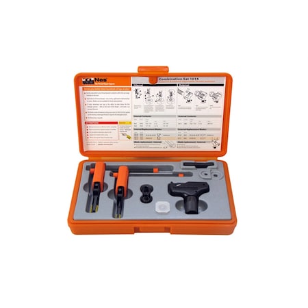 Anglo American Tools External/Internal Thread Repair Set, 3 Piece ANGNES1015